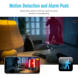 اصغر كاميرا مراقبة منزلية ذكية تسجل صوت وصورة بث مباشر بتقنية الHD